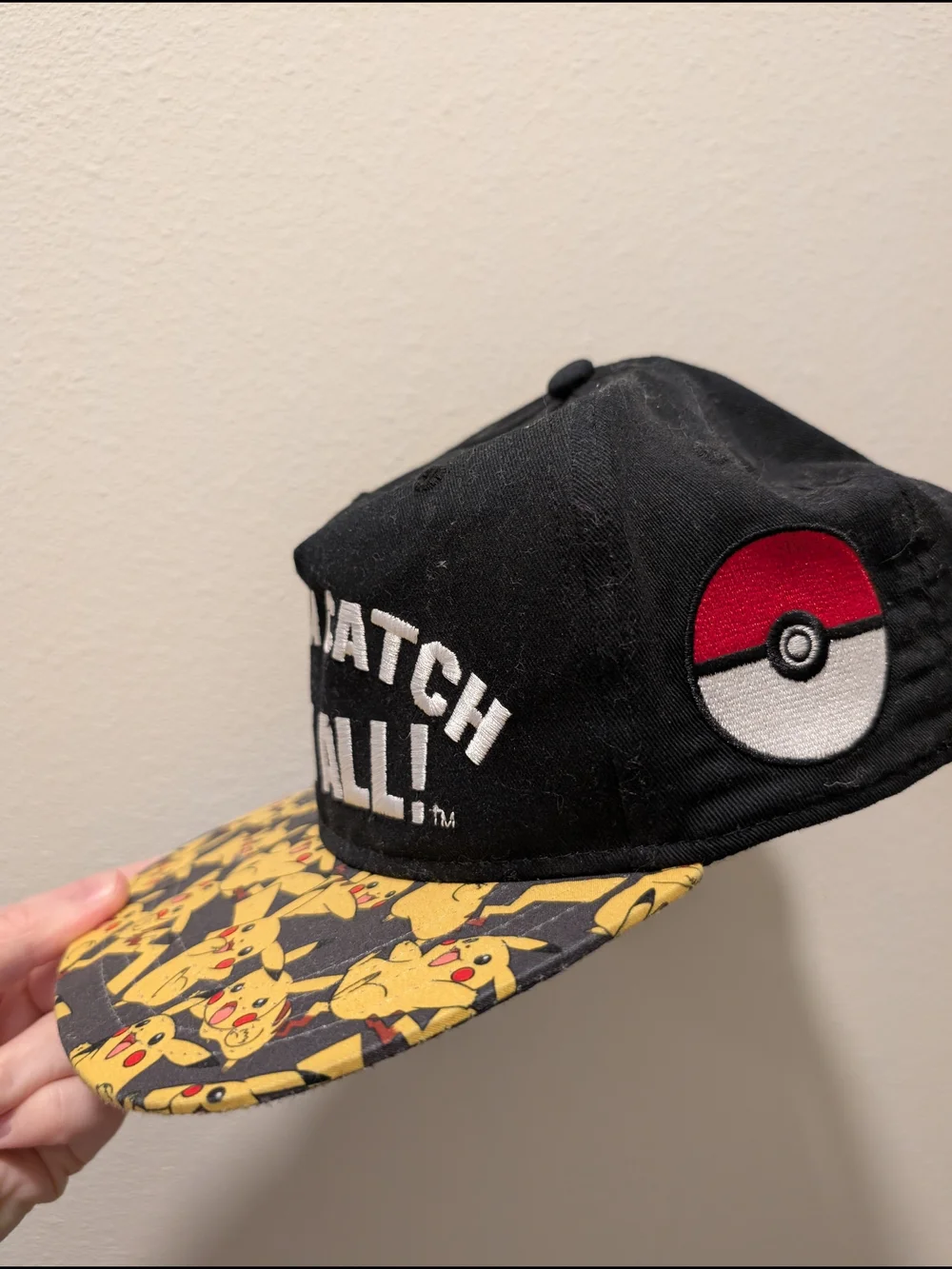 Pokémon 'Gotta Catch 'Em All' Pikachu Snapback Hat